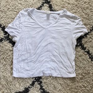 Women’s V-neck Crop T